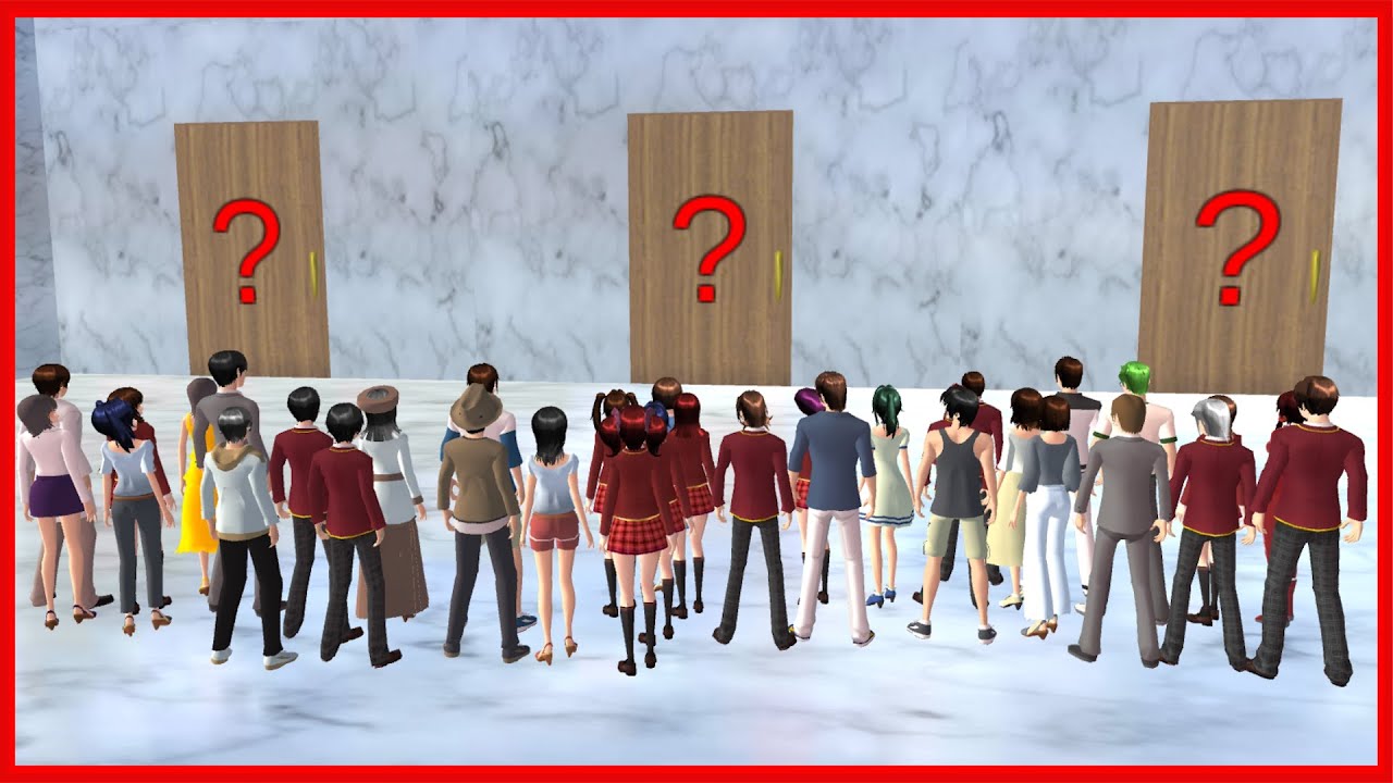 Mystery Doors Game || SAKURA School Simulator