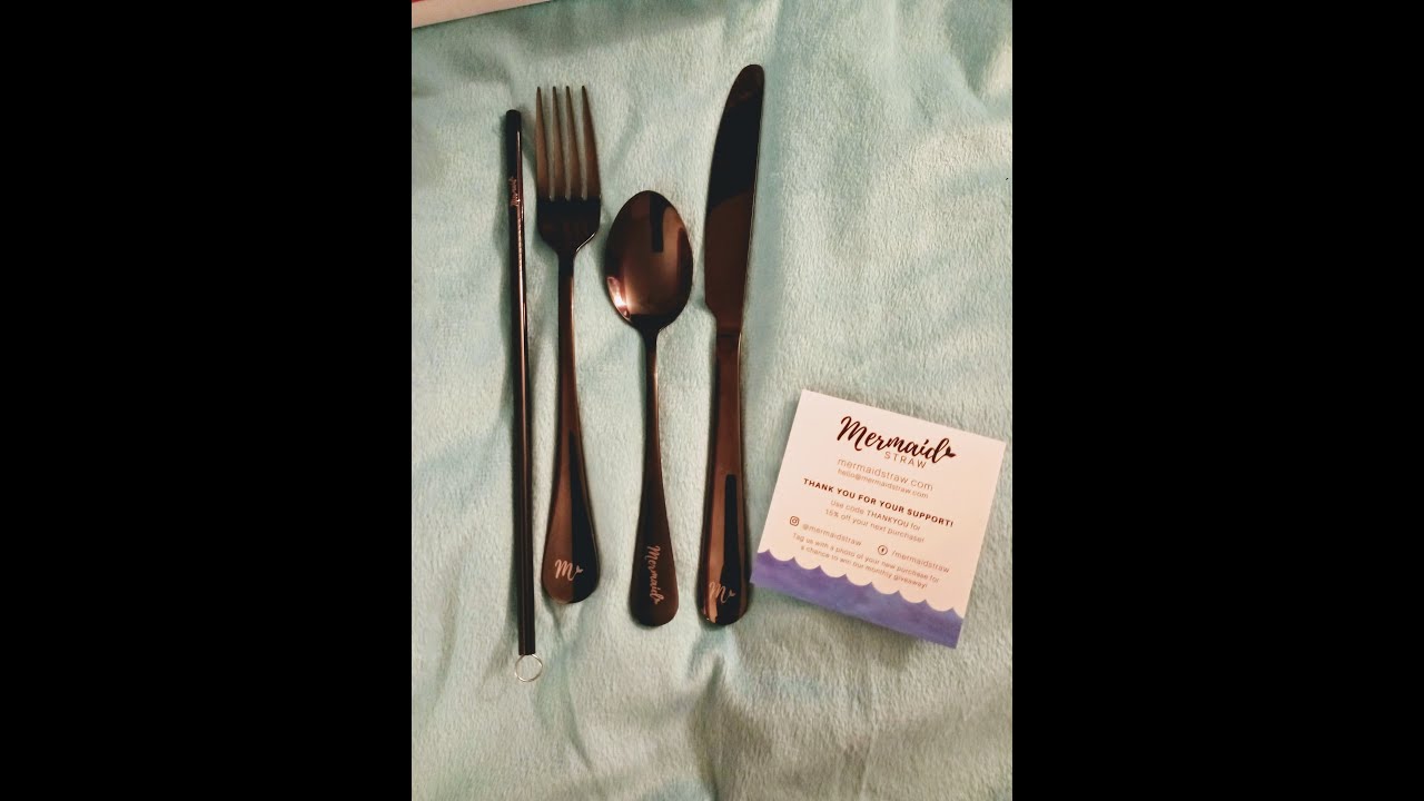 UNBOXING: Mermaid Straw