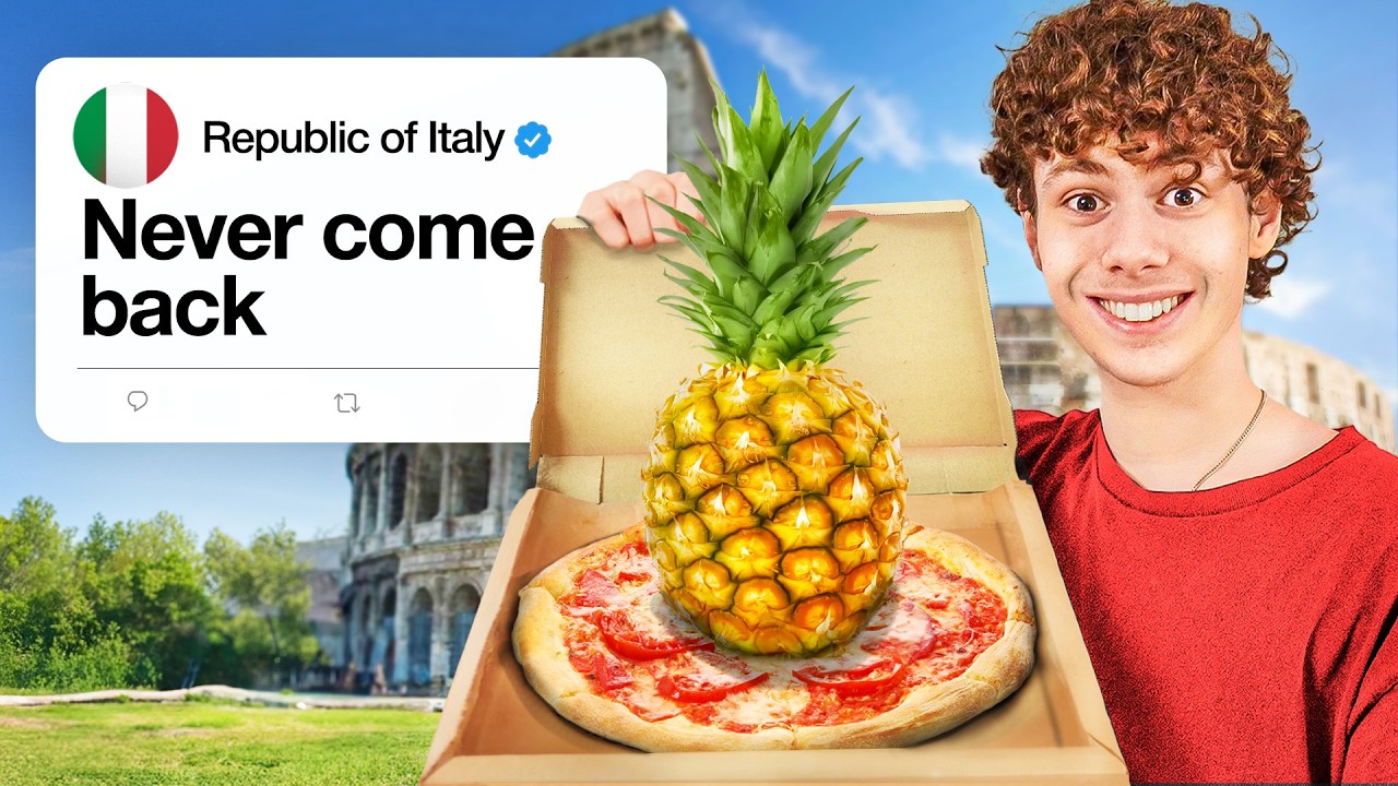 I Brought Pineapple Pizza To ITALY!