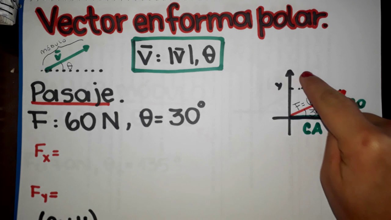 Vector en forma polar