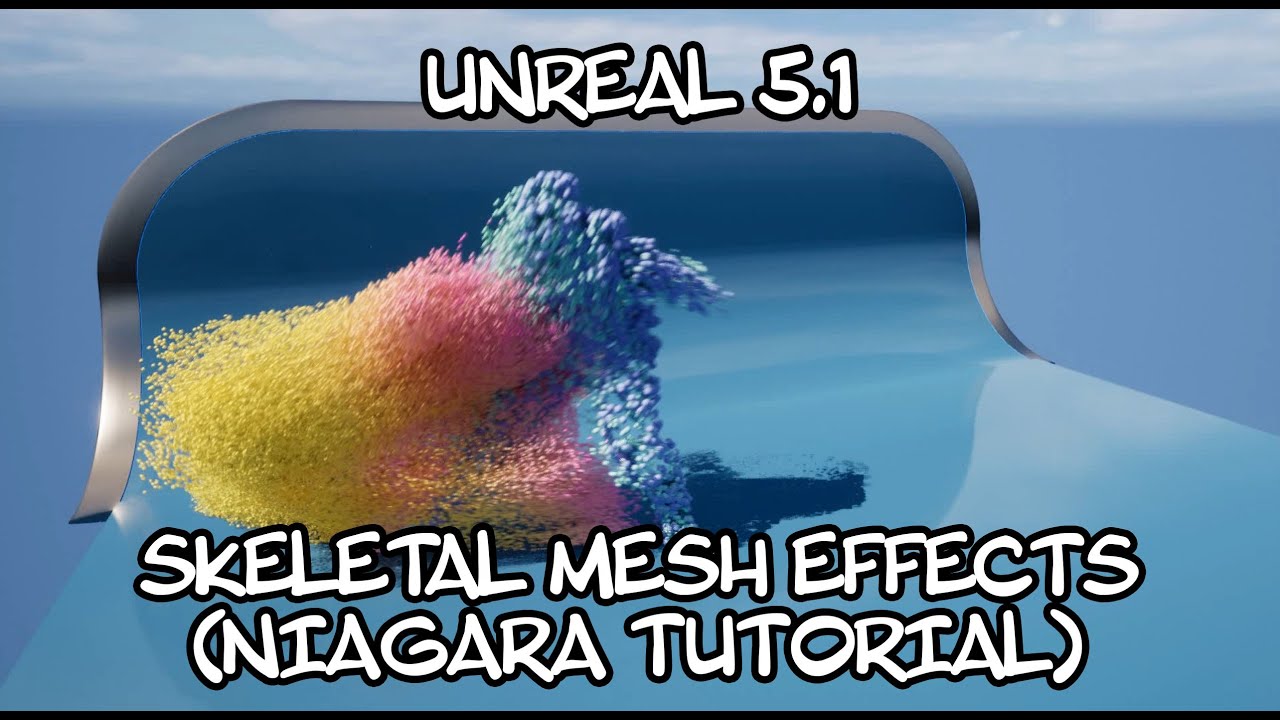 Unreal 5.1 - More fun with Niagara + Skeletal mesh effects
