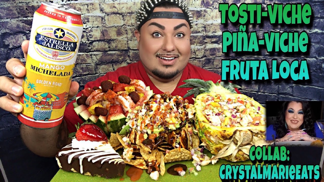 Tosi-viche, Piña-viche, Fruta Loca | COLLAB CrystalMarieEats | STORYTIME