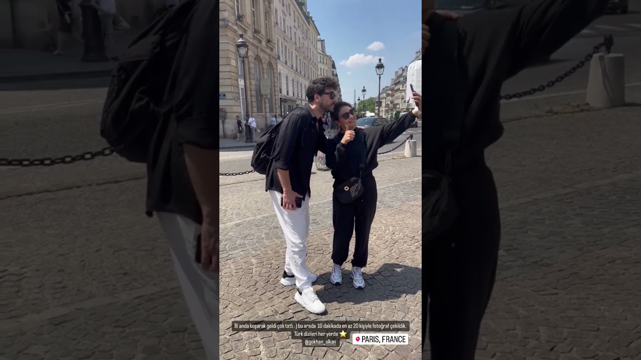 G&ouml;khan Alkan with fans in Paris 😍 #handsome #g&ouml;khanalkan #fans