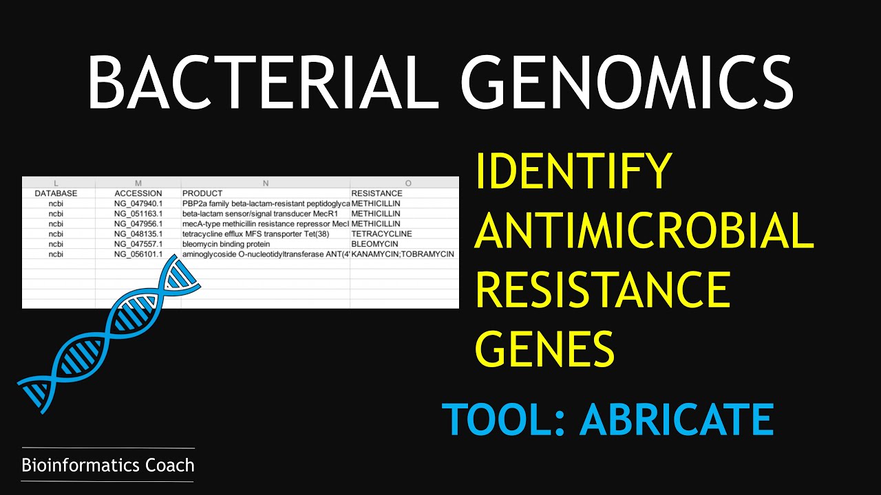 Bioinformatics for Beginners | Antimicrobial Resistance Genes Detection using ABRicate tutorial