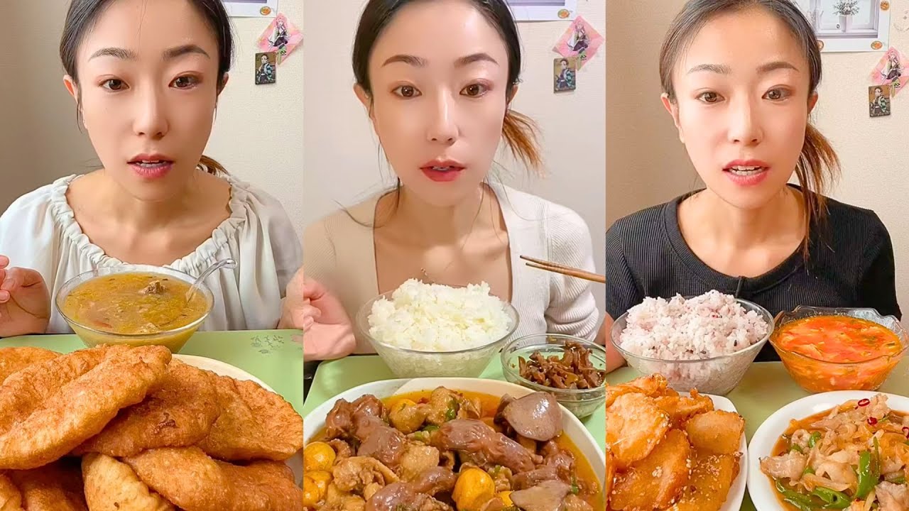 Chinese Home-Cooked Food Mukbang | Realistic Eating Sounds No Talking #410