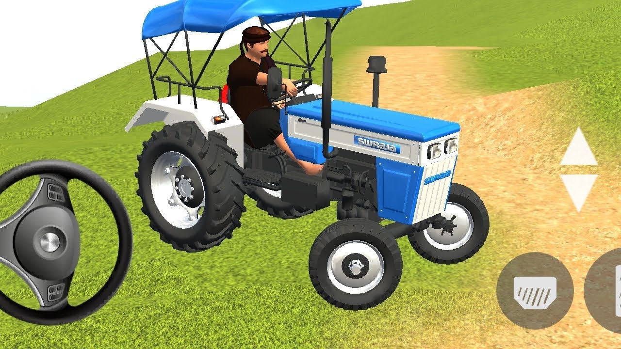 TRANSPORTING tractor driving 3d #fs22 Swaraj tractor Offroding Android gameplay #gta5 #gtav