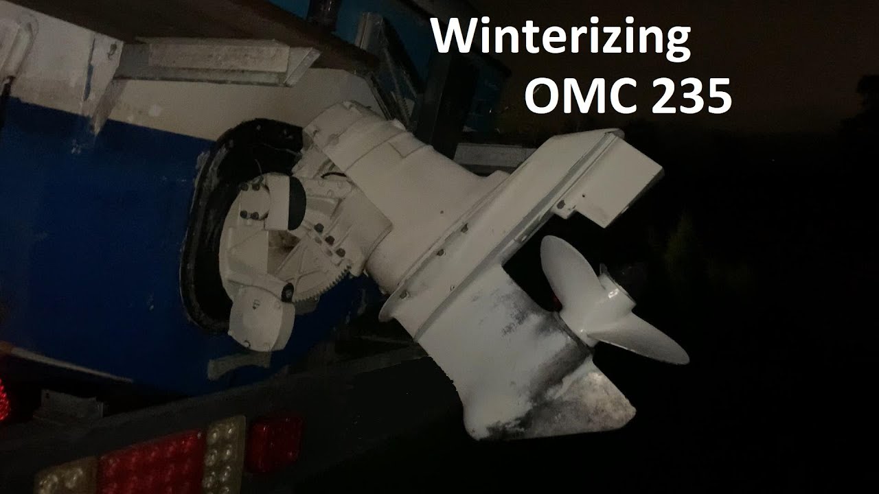 Winterizing Reinell 2250 (OMC 235 sterndrive)