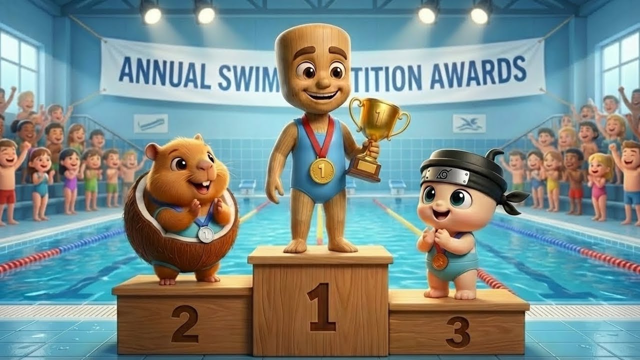 🏆 From Being Mocked to Lifting the Swimming Trophy — Tung Tung Tung Sahur’s Victory