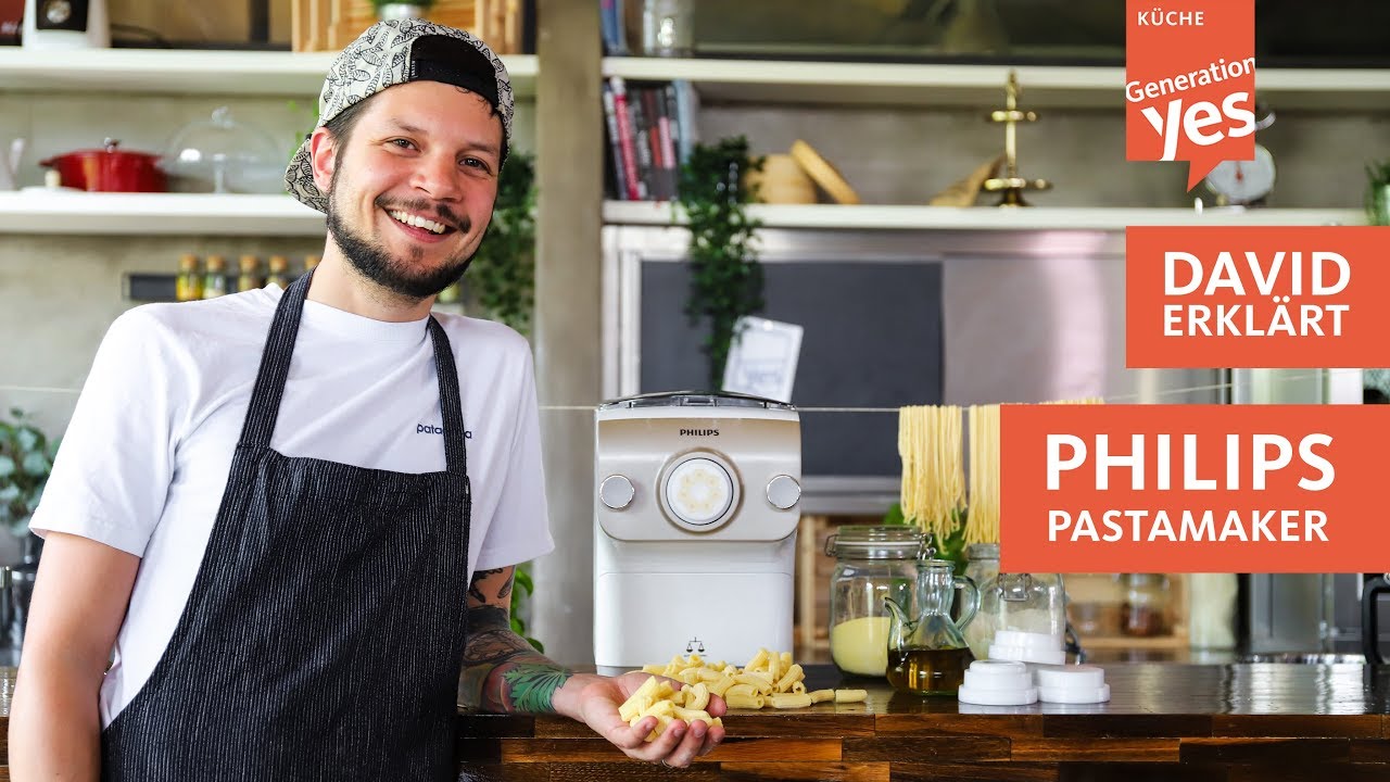 David Erklärt den Philips Pastamaker