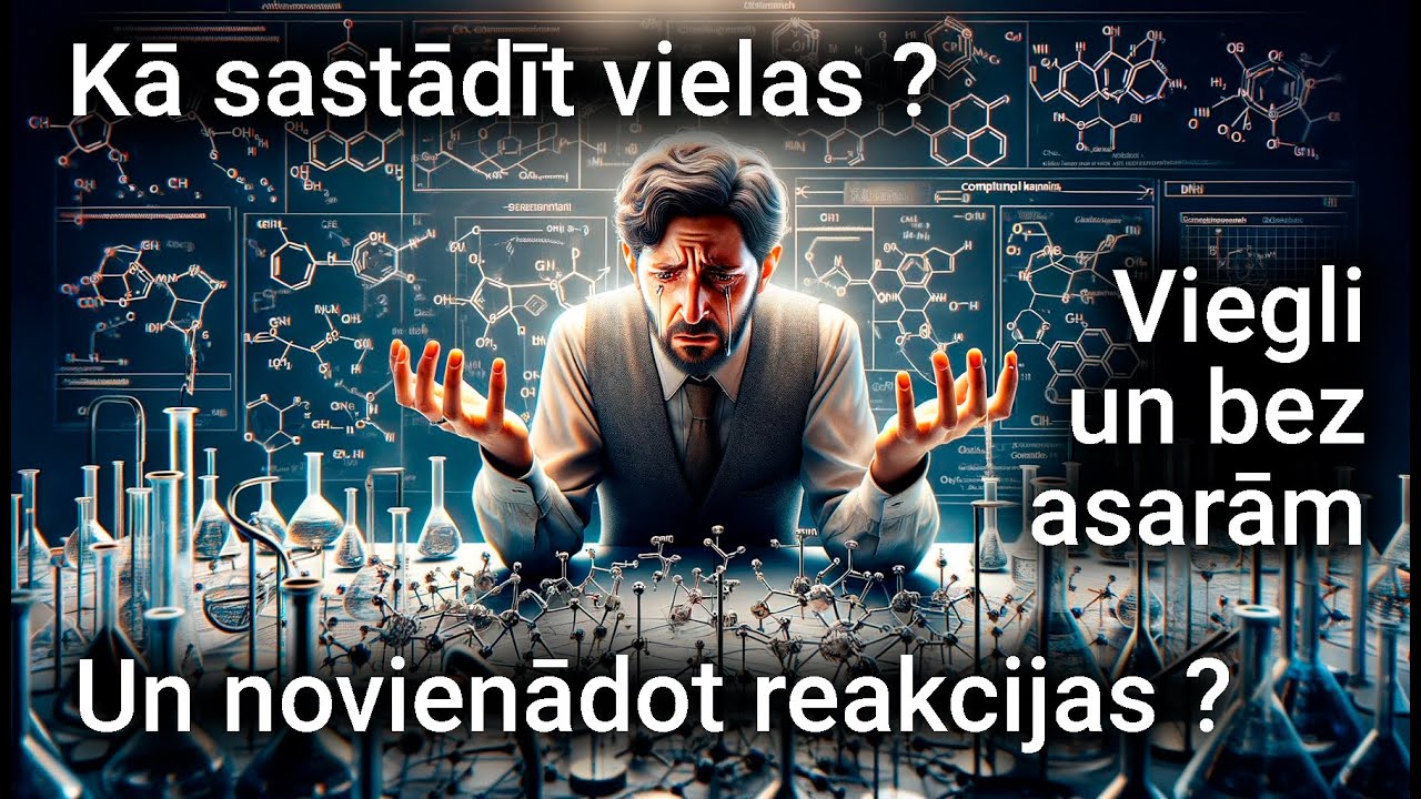 🔬✨Viegli sastādi savienojumus un novienādo reakcijas🌟🧪