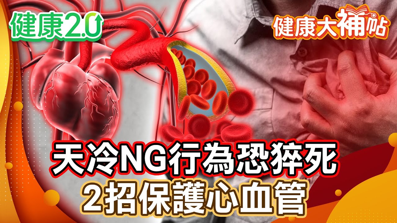 氣溫驟降 心血管疾病風險增 常見冠心病！NG行為恐猝死！深蹲+伸展操保護心血管！【#健康大補帖】健康2.0 #鄭凱云 #陳欣湄  #韋汝