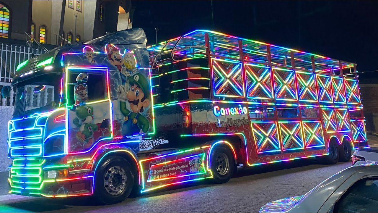 CARRETA CONEXÃO DA ALEGRIA E CARRETA G4 FAZENDO A ALEGRIA
