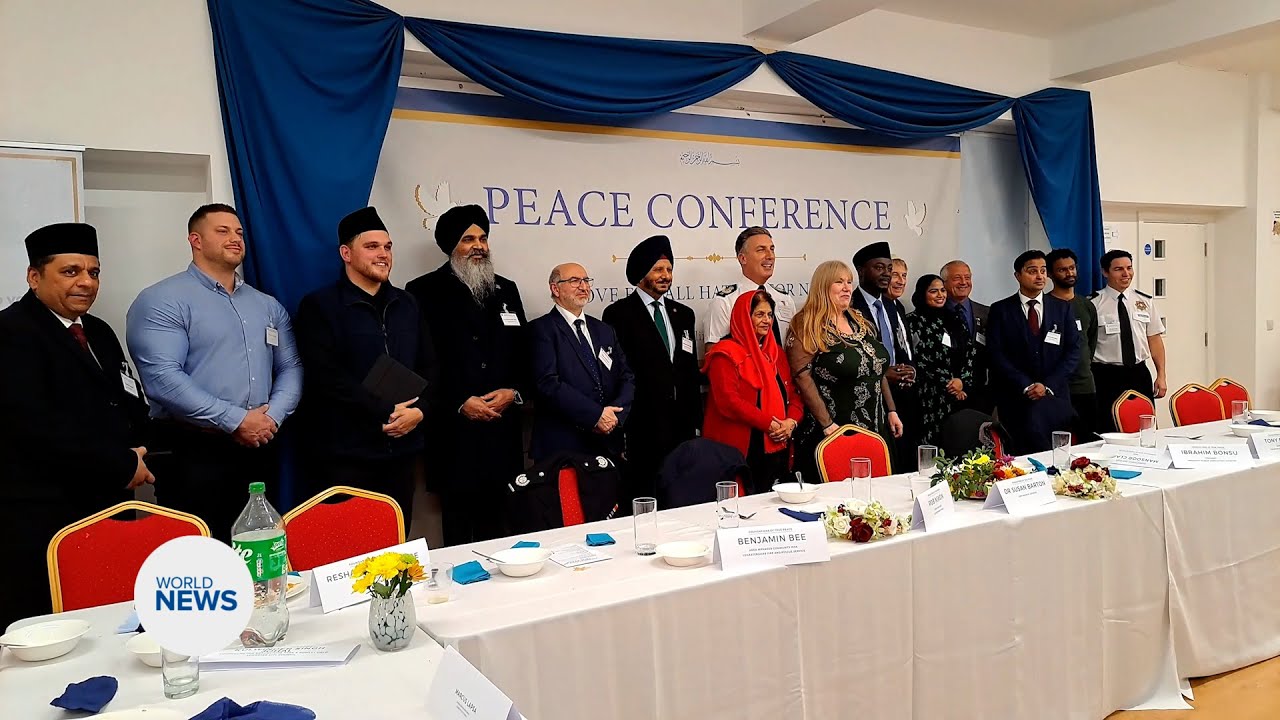 Peace Conference held in Baitul Ikram Mosque, Leicester
