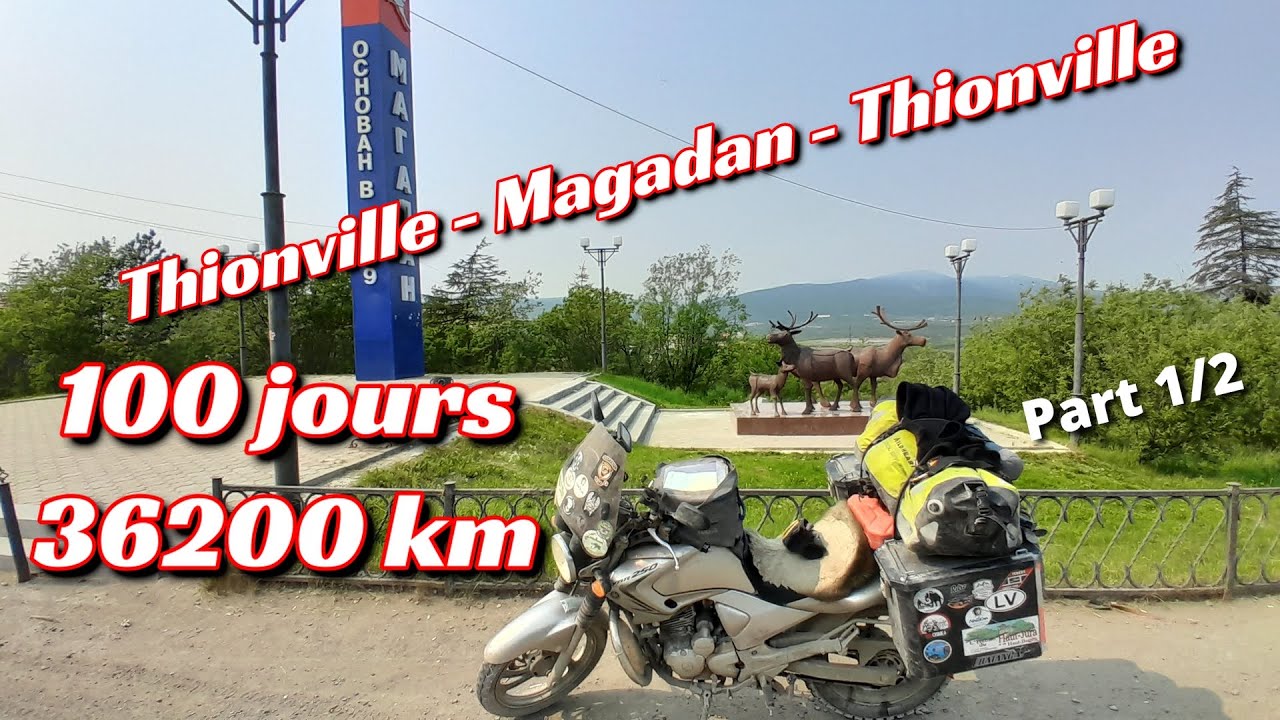 MAGADAN (1/2) : voyage à moto seul jusqu'au bout de la Sibérie avec ma #YAMAHA 250 YBR.