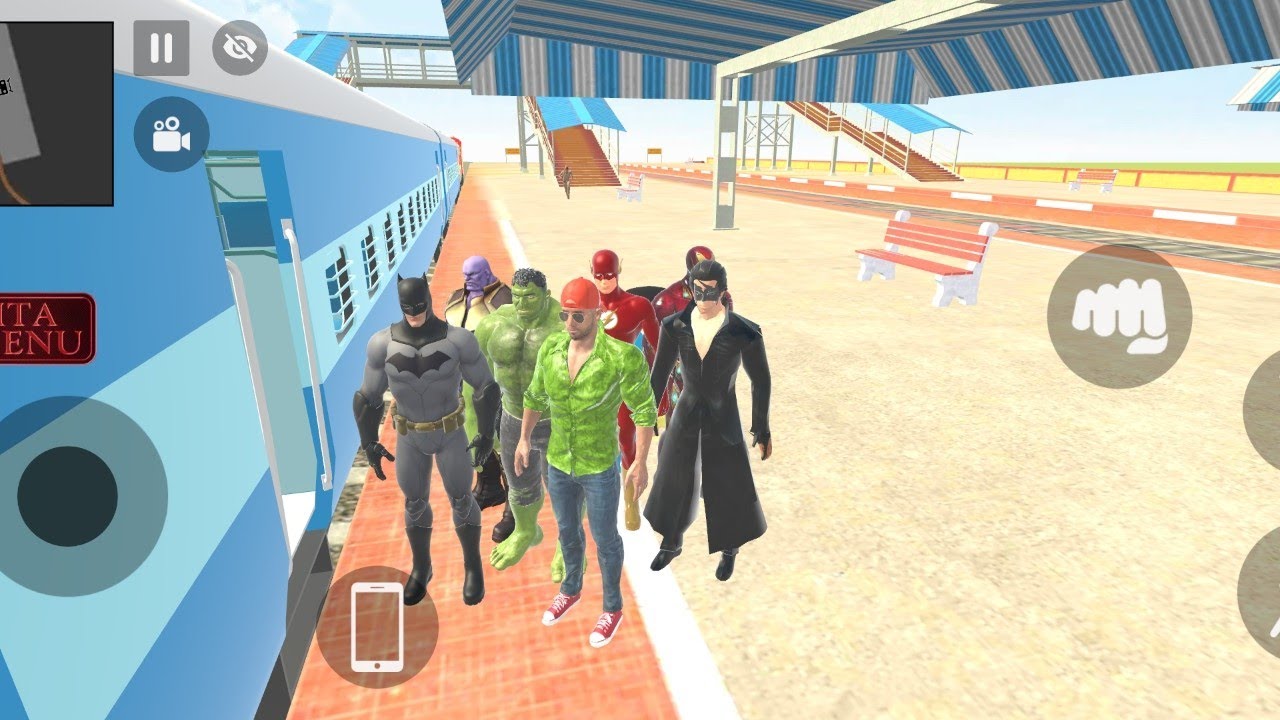 All people Came From Train 🚂 In Indian Theft Auto Simulator 🎊 New Update 💥😱