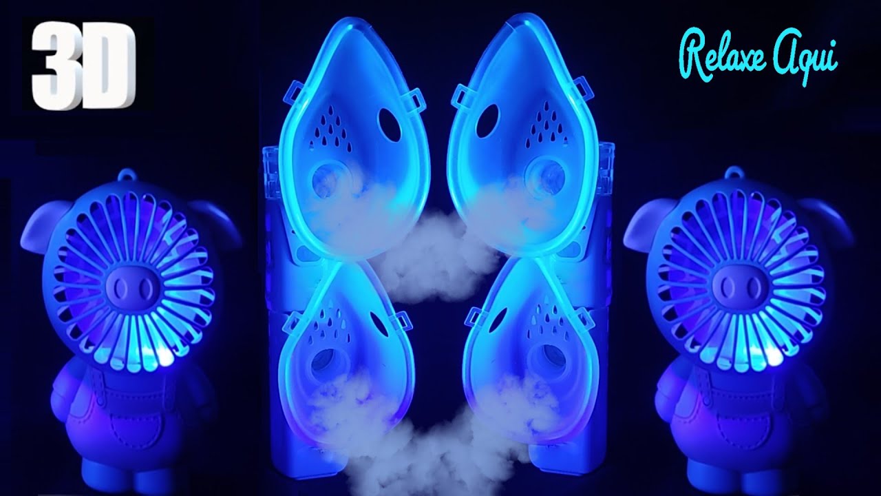 ASMR:Aerosol 3Dс четырьмя распылителями и двумя RGB-вентиляторами идеально подходит для сна и отдыха