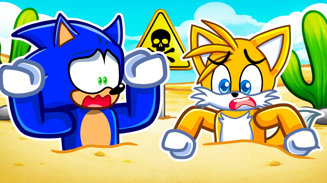 Sonic i Tails UWIĘZIENI w RUCHOMYCH PIASKACH w Roblox!