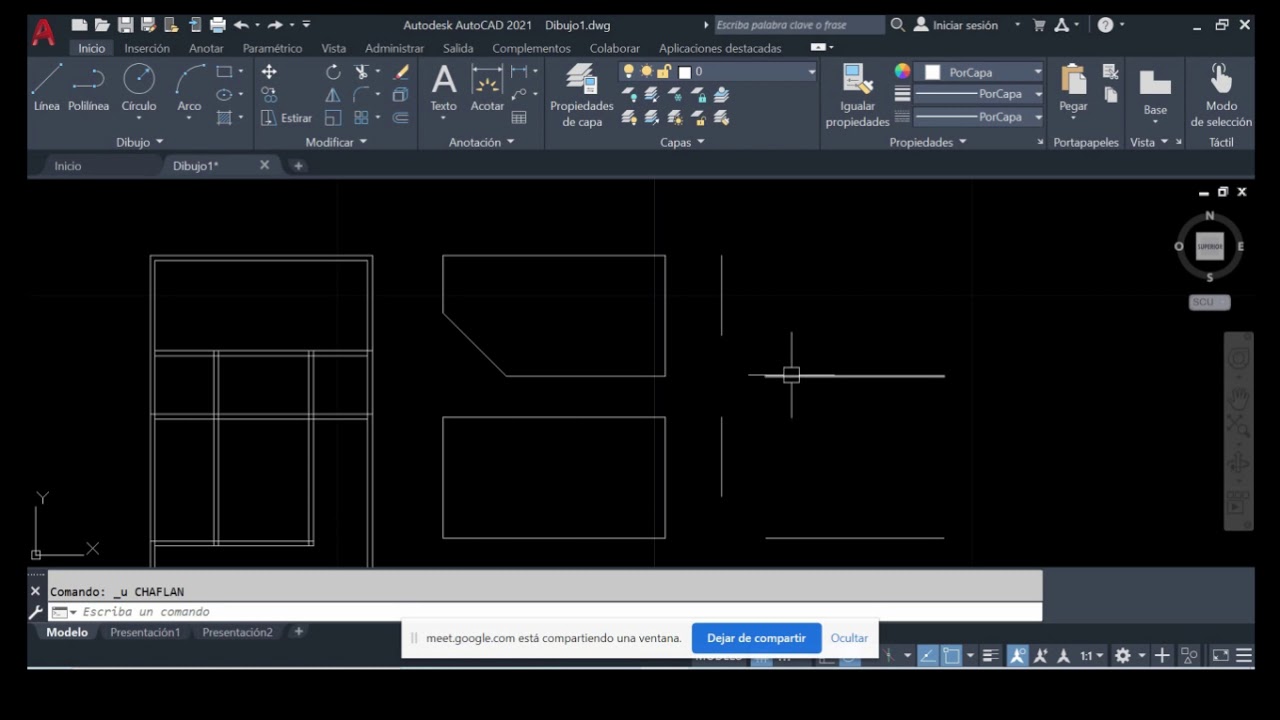 Chaflan y Empalme AutoCAD