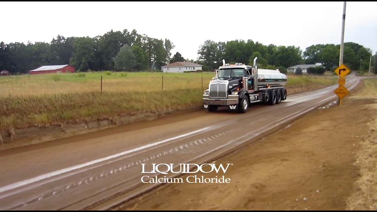 Road Base Stabilization with Calcium Chloride