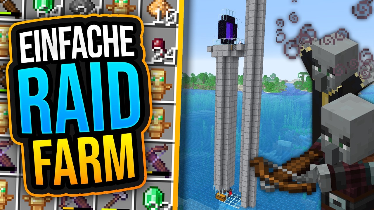 RAID FARM (TUTORIAL) ✨ Minecraft 1.21.10