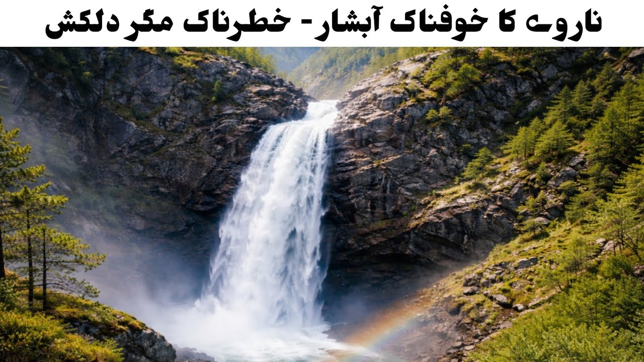 Hidden Norway: Månafossen Waterfall | Europe Ka Powerful Natural Wonder | Urdu Travel Documentary