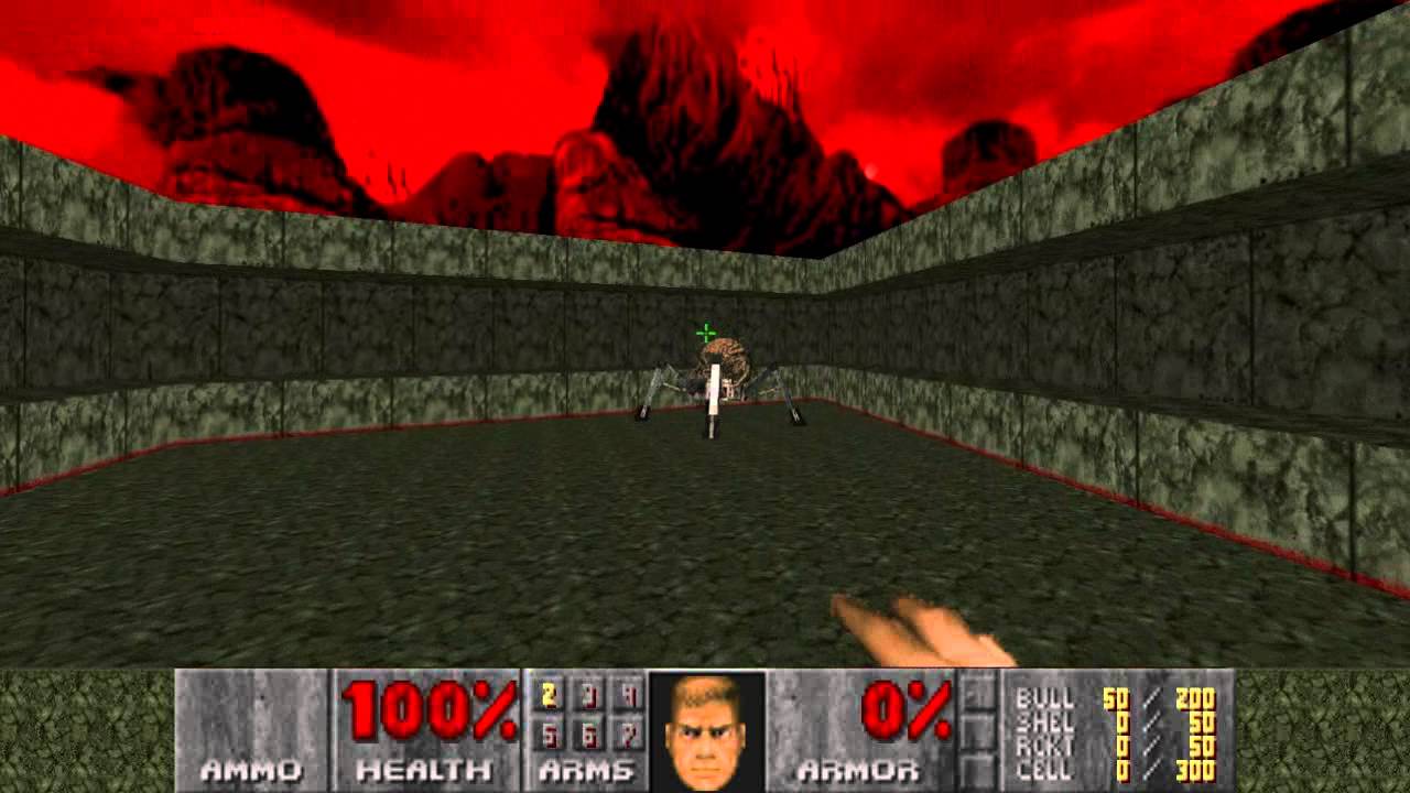 DOOM: Killing a Spider Mastermind with the fists - ULTRA FAST!