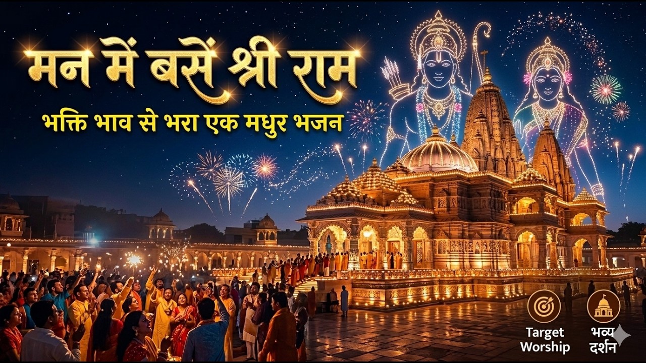 ​🚩 मन में बसें श्री राम - हृदय को छू लेने वाला मधुर भजन 🚩​ जय श्री राम! 🙏 #jaishreeram