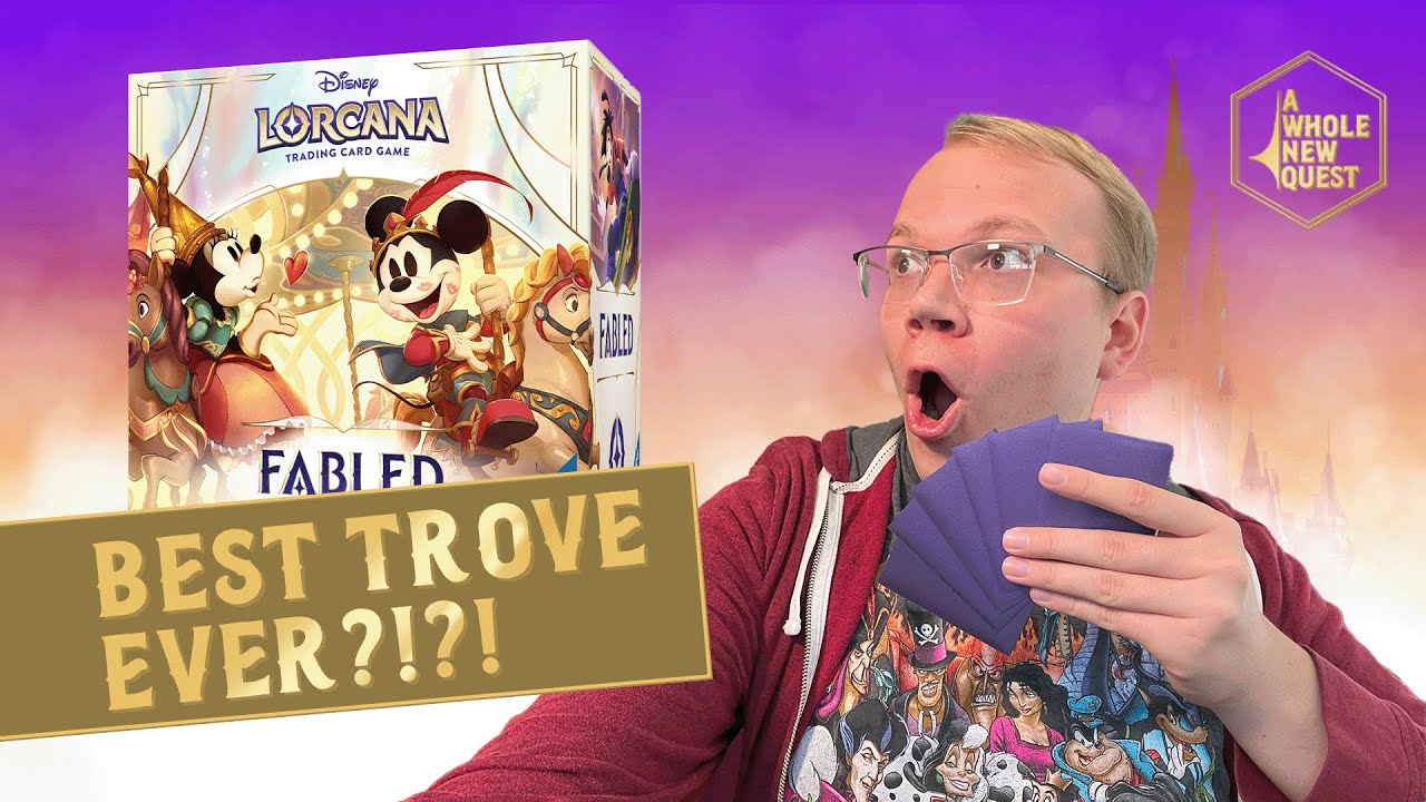 I Opened The Best Trove EVER?!?! Disney Lorcana Set 9 Fabled