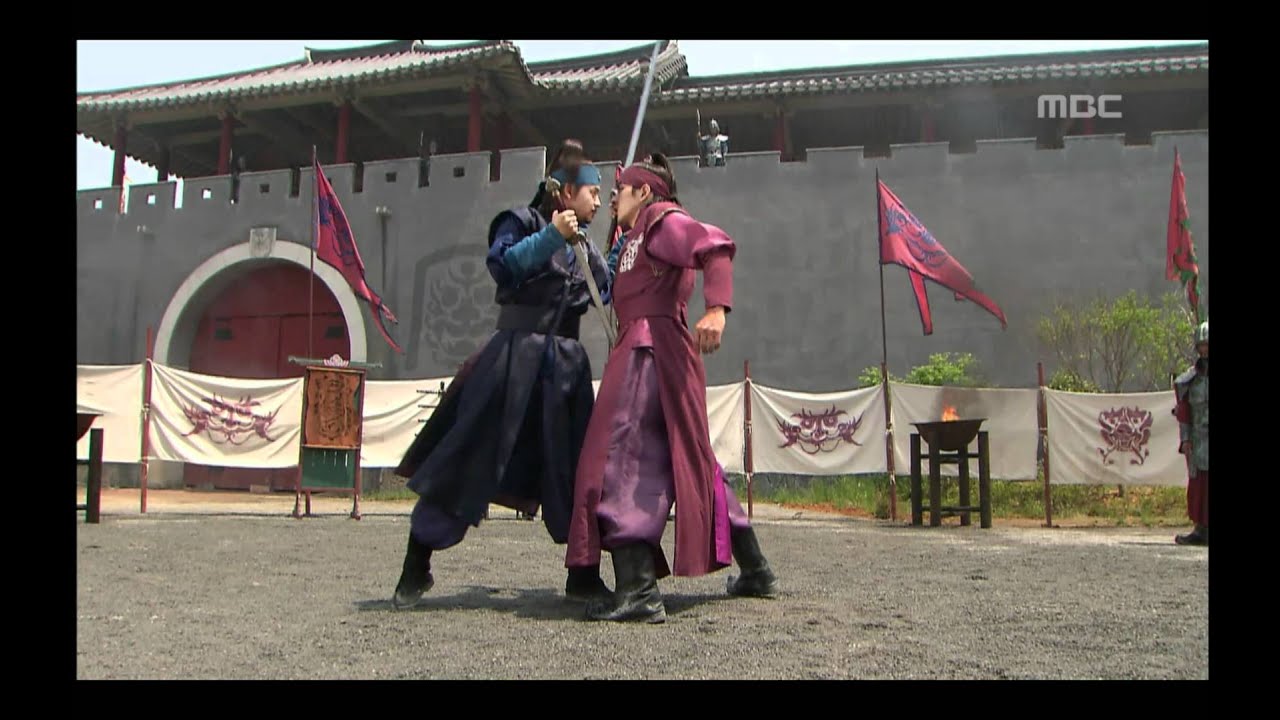[고구려 사극판타지] 주몽 Jumong 대소와의 검투에서 검술 실력을 발휘하는 주몽