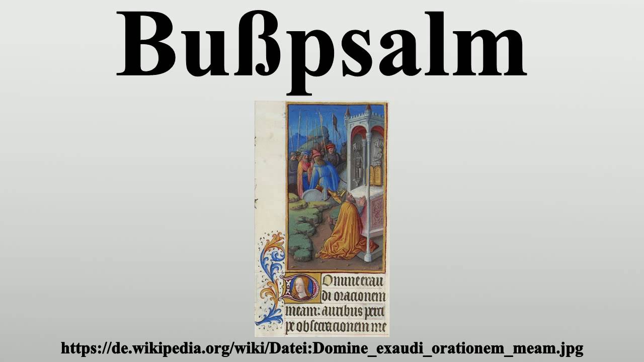 Bu&szlig;psalm