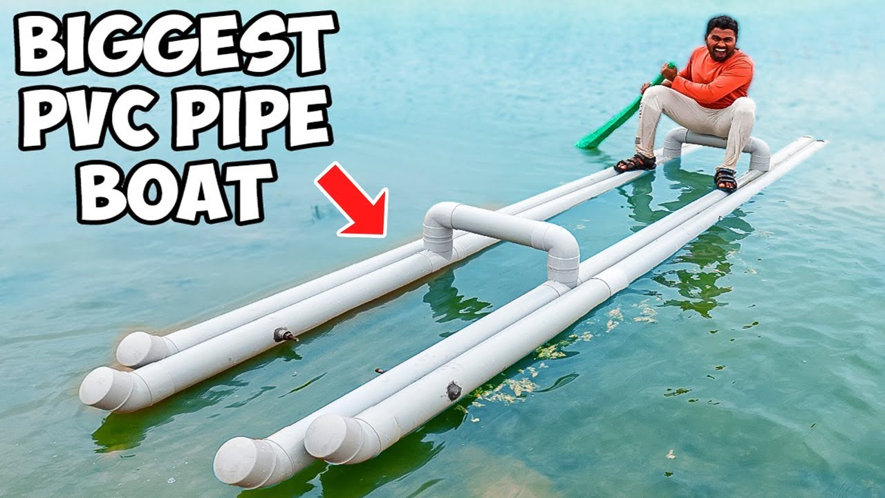 Building A Boat With Just PVC Pipes? The Results Will Shock You!