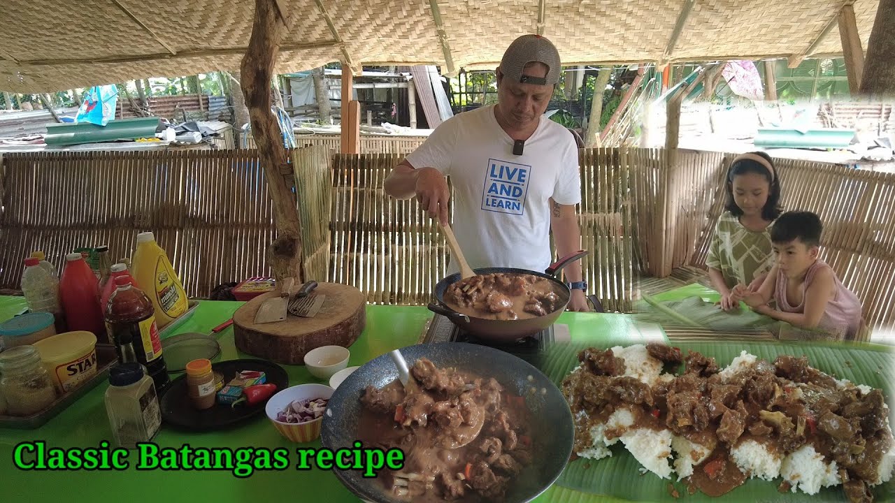 Update sa Kubo at Nagluto ng classic Kalderetang kambing
