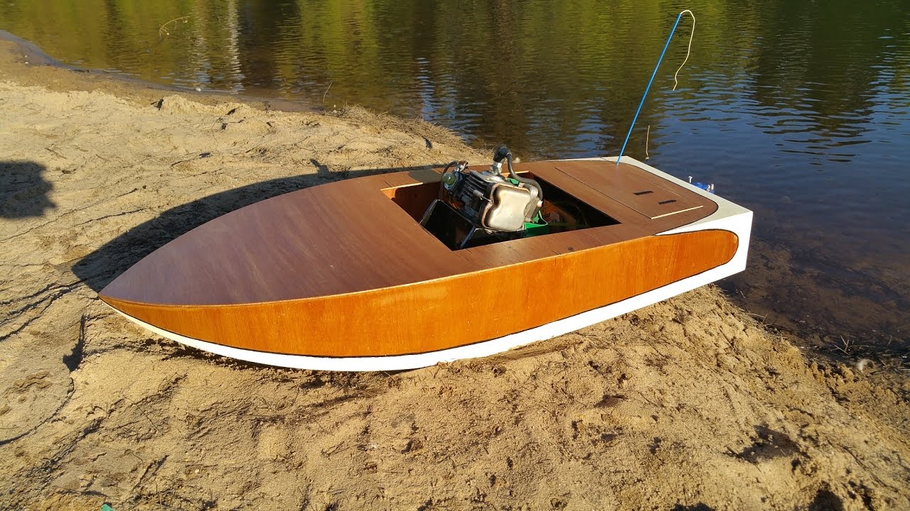 My Homemade Crackerbox RC Boat