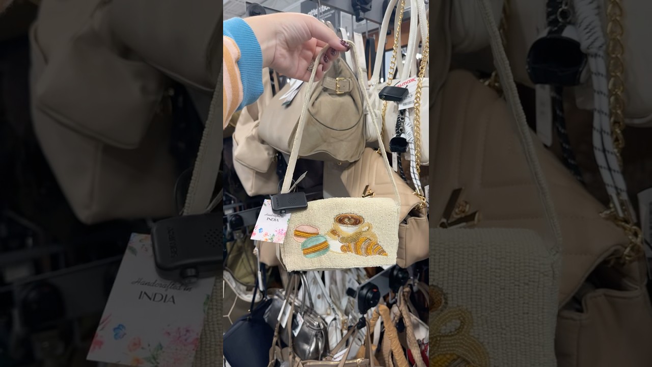 @tjmaxx finds #shoppingvlog #shoppinghaul #shopping #beadedbag #handbags #tjmaxxfinds #tjmaxx