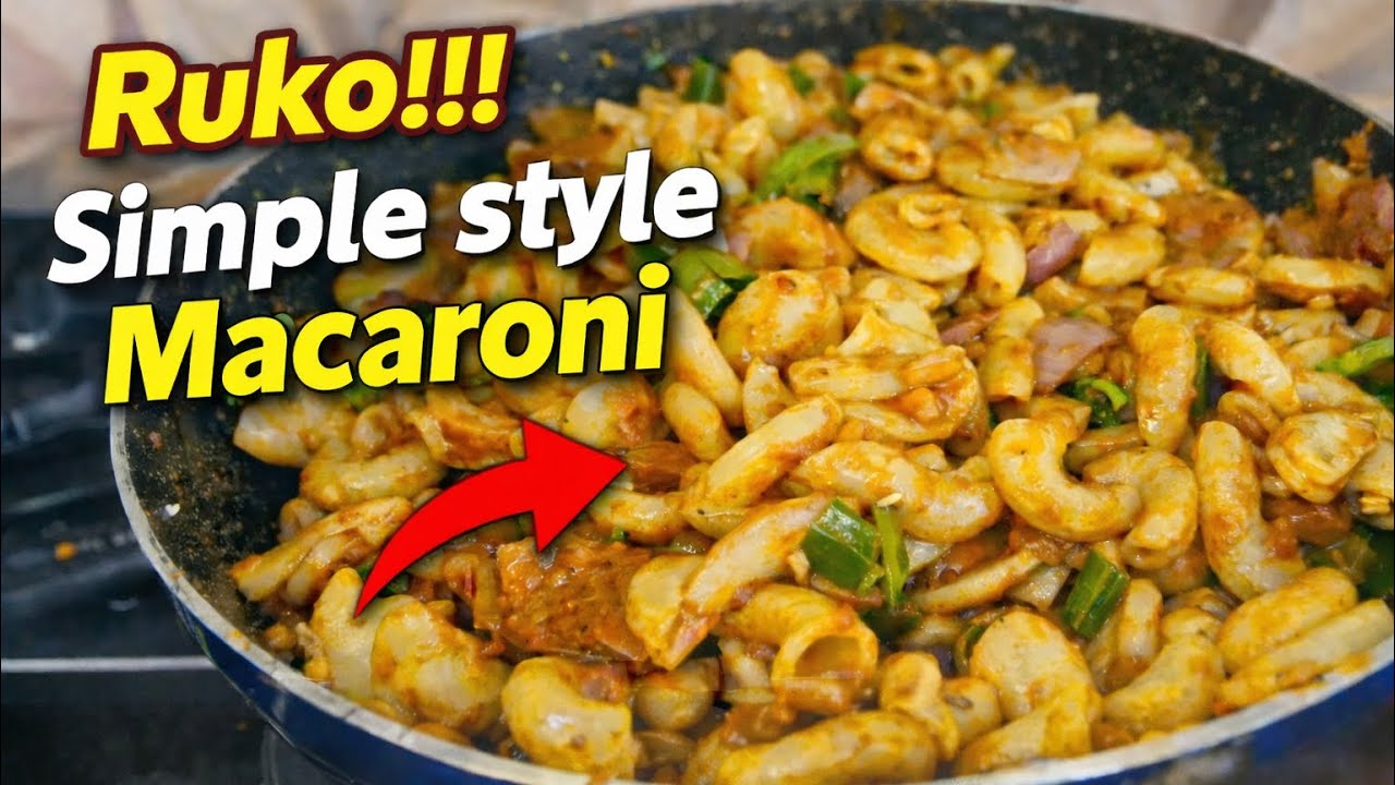 Simple Style Macaroni Recipe | Tasty Macaroni in 5 Minutes 😋”#macaroni #macaronirecipe 