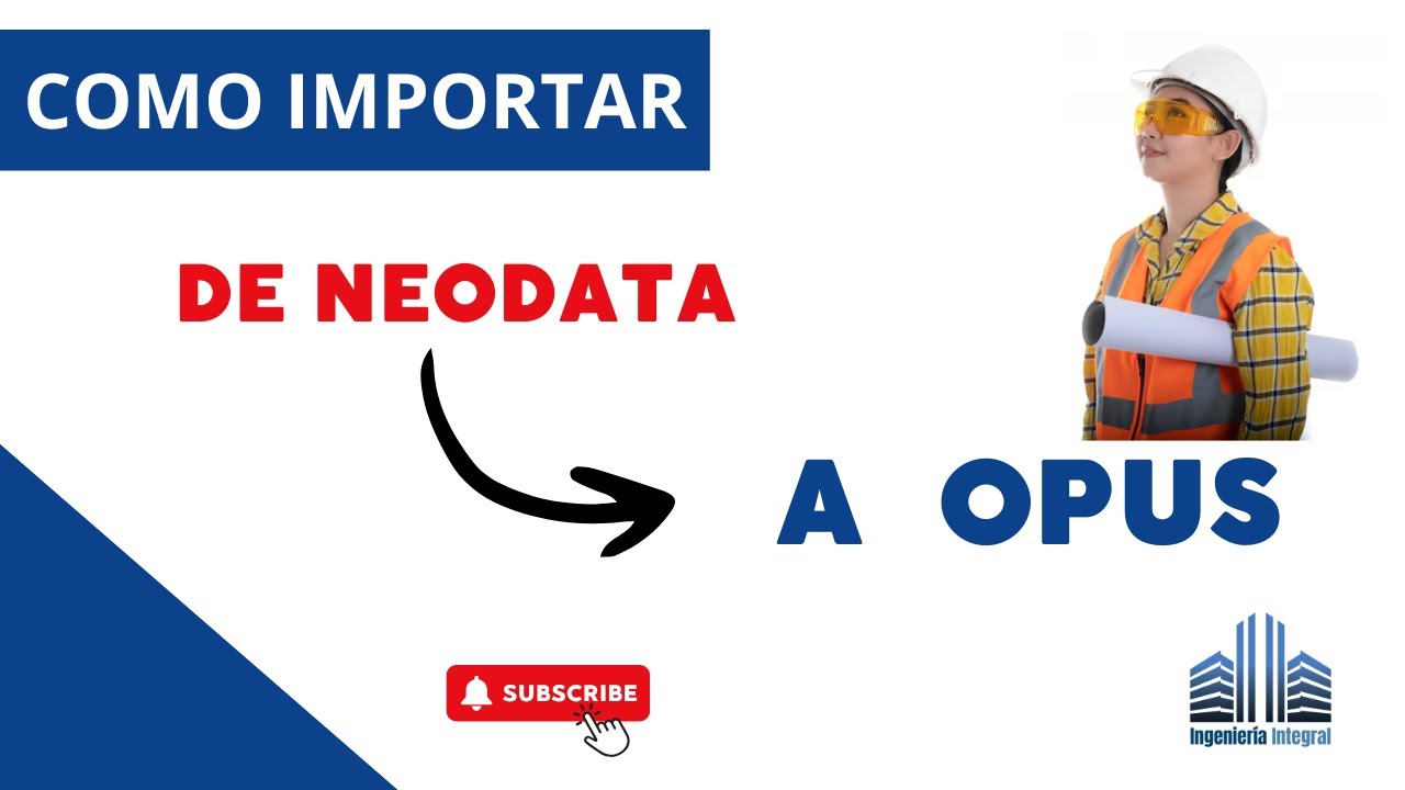 Como importar de Neodata a Opus