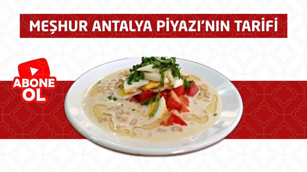 Antalya Usulü Tahinli Piyaz Nasıl Yapılır ?  ( Tadına Bayılacaksınız ! )