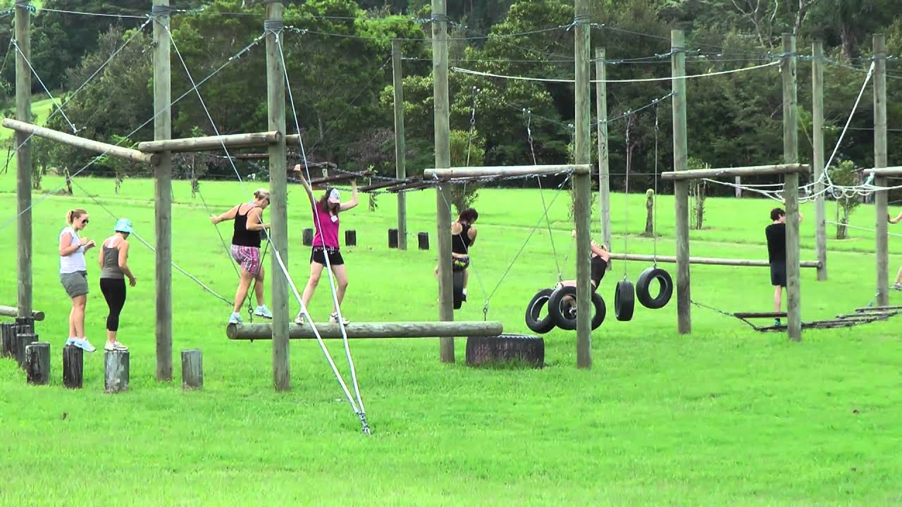 Low ropes course