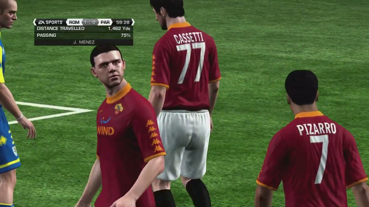 FIfa 11: Roma - Parma (Xbox 360 Gameplay)