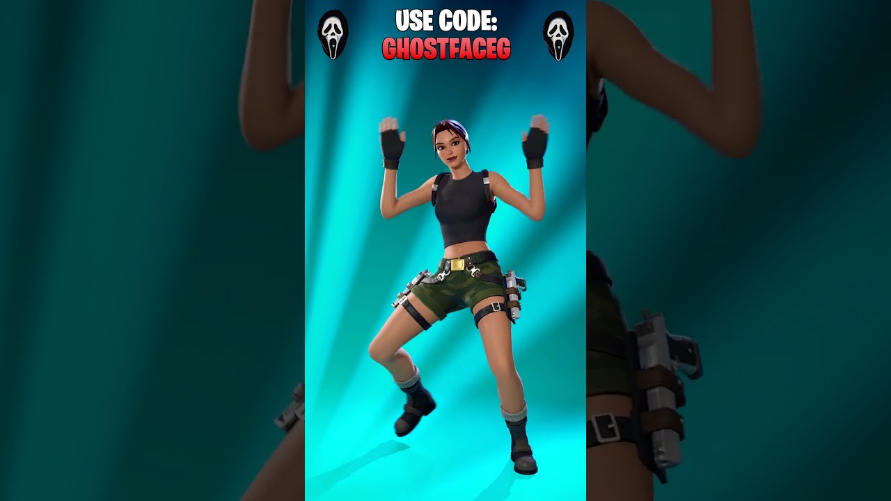 Lara Croft - Run It Down - Fortnite Emote 