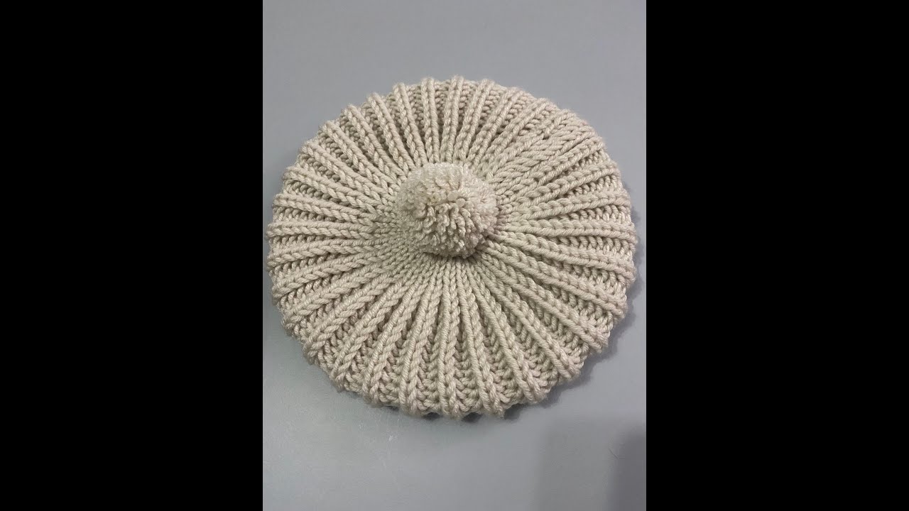 Kolay Bere,İki şişle sarkan bere yapımı #knitting #ressambere #hat #sarkanbere