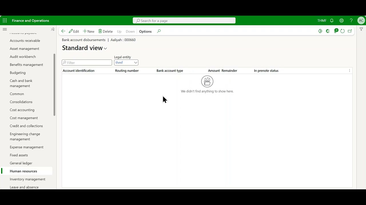 Dynamics 365 Finance Operation | Bank Disbursement | Labor Union