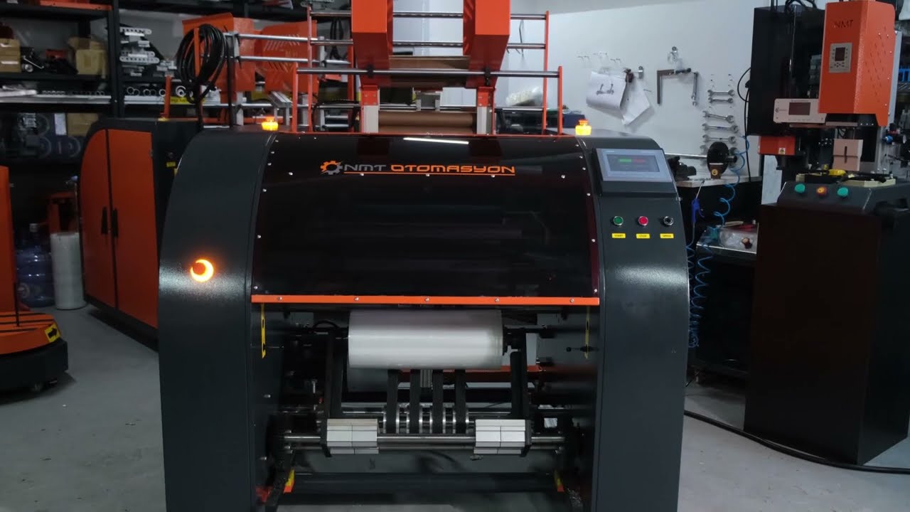 AUTOMATIC STRETCH FILM REWINDER MACHINE