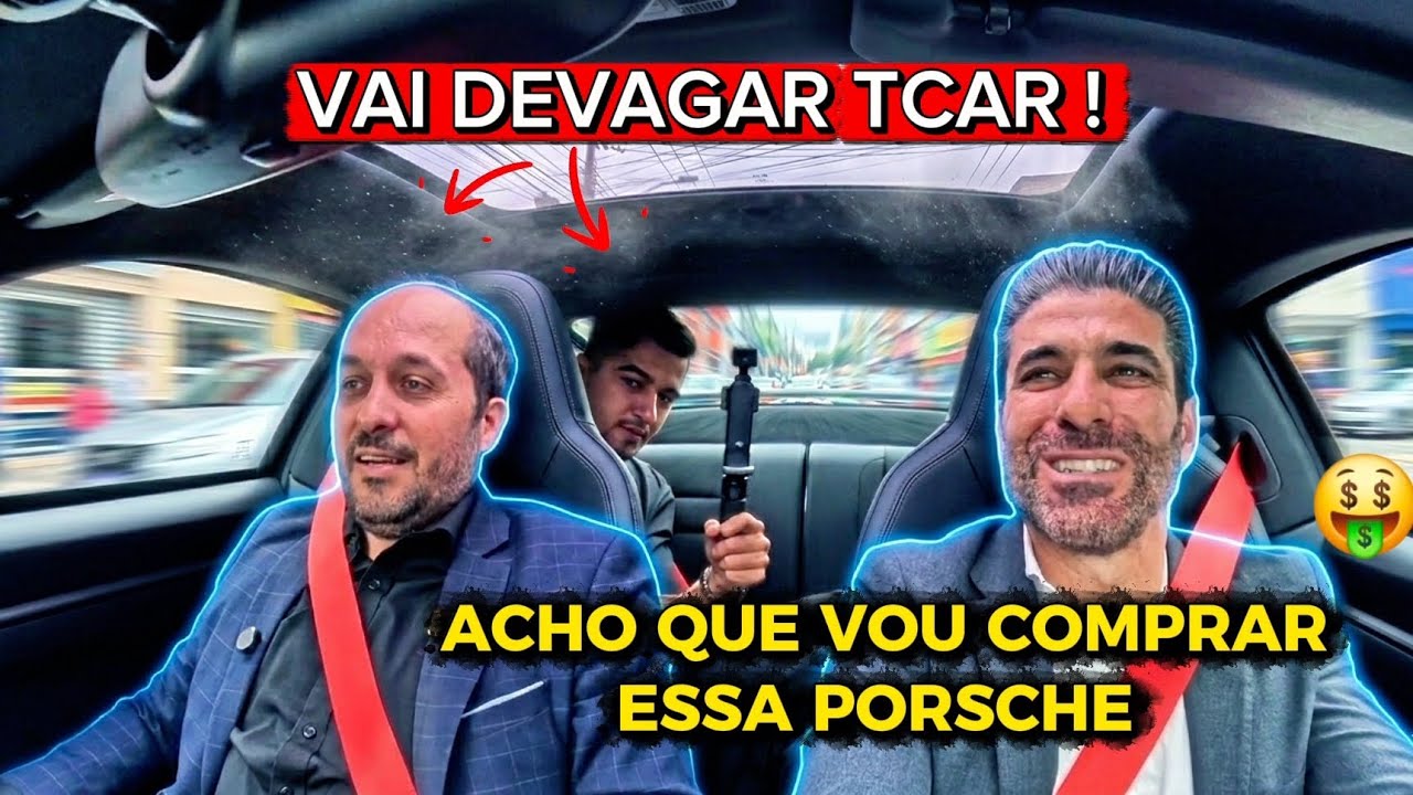 ACELEREI A PORSCHE 911 GTS DO BALESTRIN! (QUASE DEU RUIM 😱)