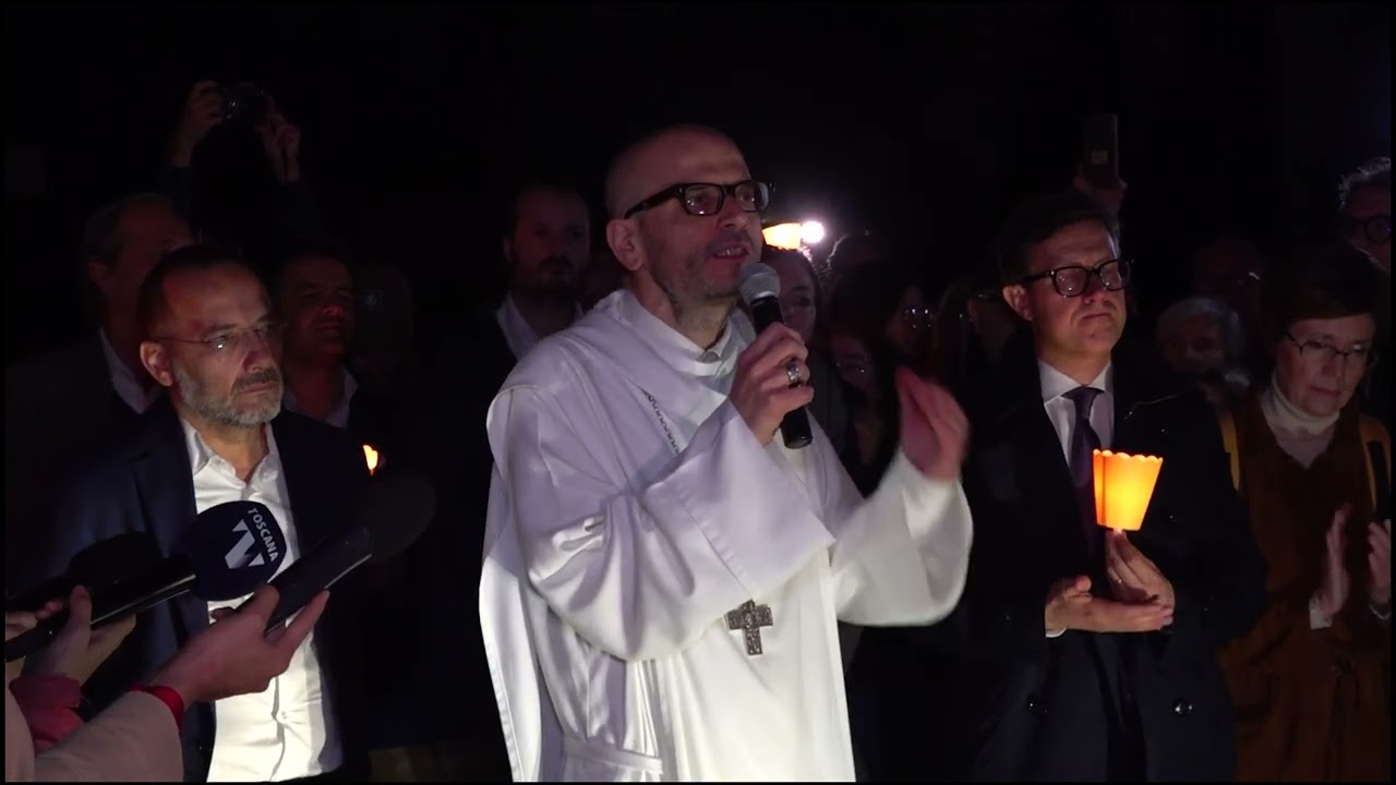 Discorso di Padre Bernardo Gianni a conclusione della lunga fiaccolata per la pace