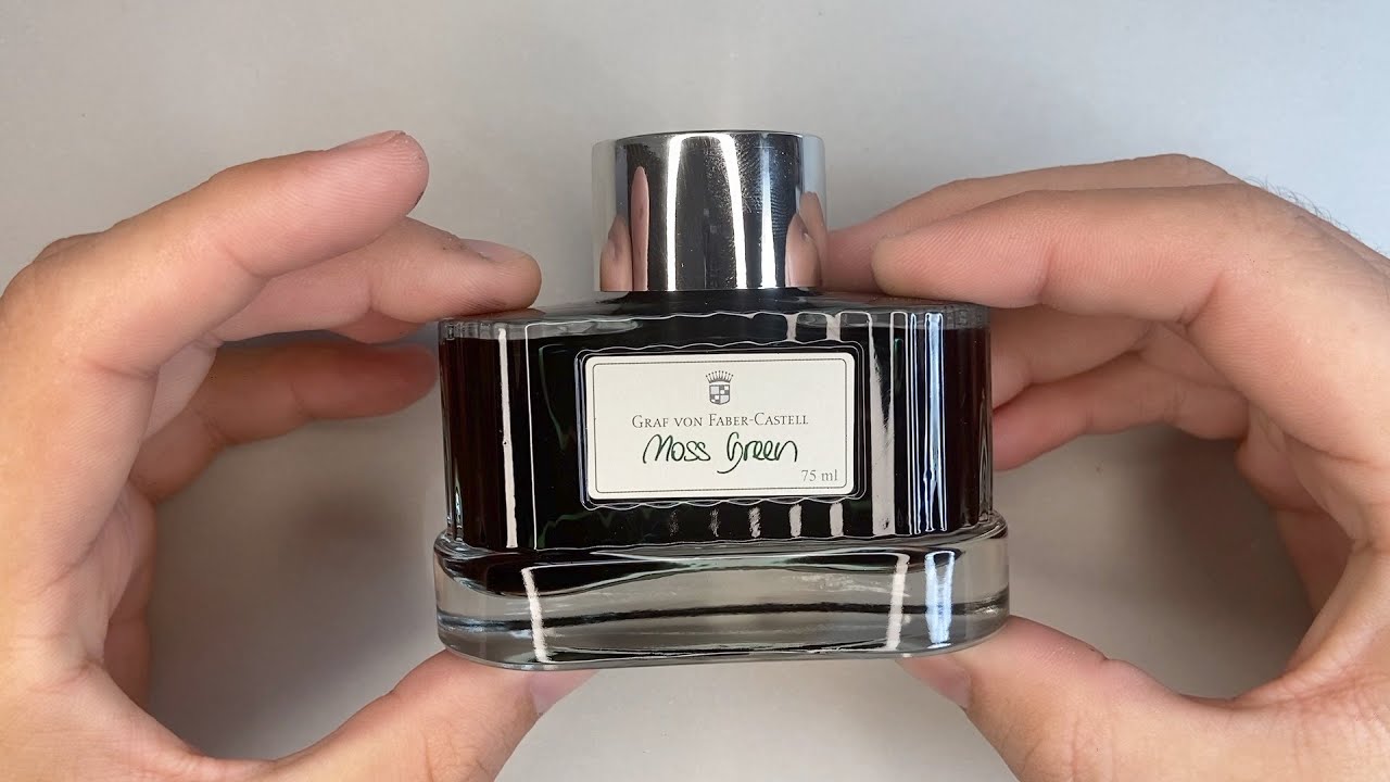 The GREAT Moss Green ink from Graf von Faber-Castell