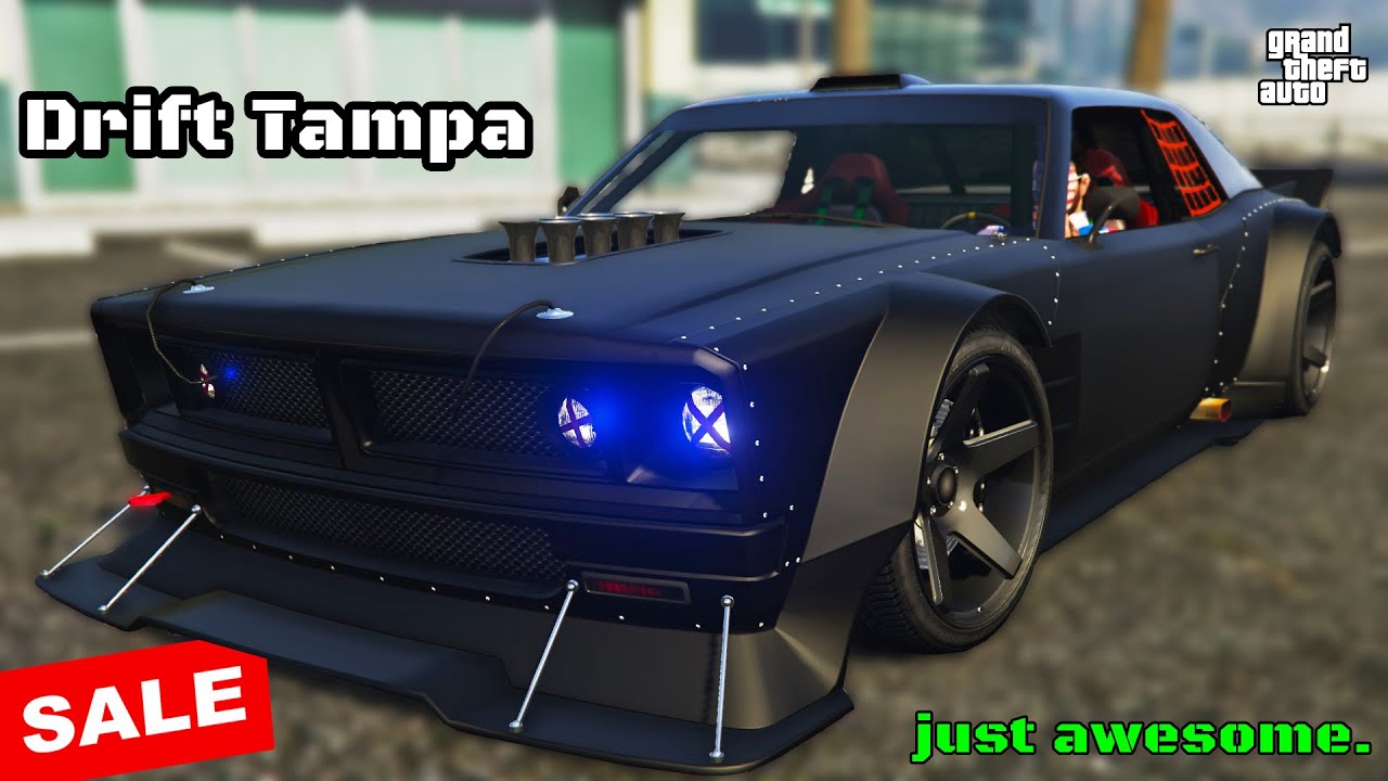 Drift Tampa Aggressive Build & Review | GTA Online | SALE | Ford Mustang / Dodge Dart | NEW!