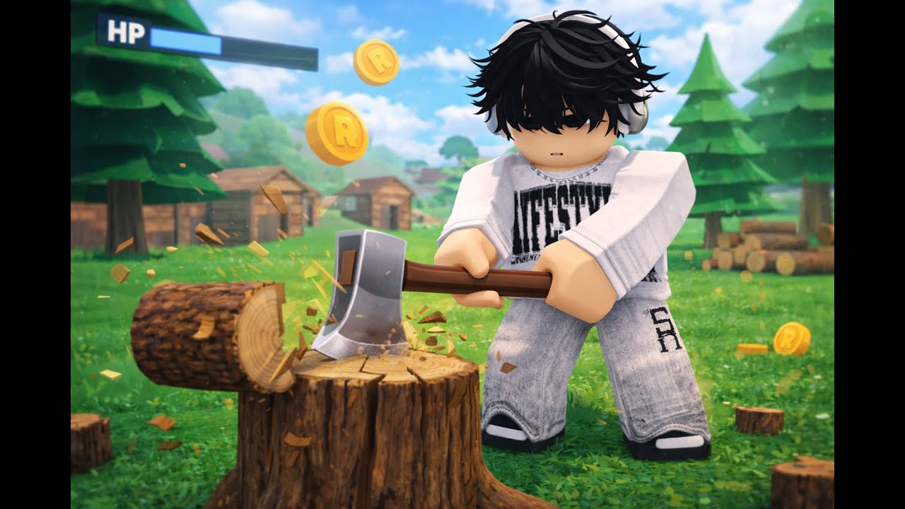 Hayatım Boyunca Odun Kırsam Bu Kadar Kıramam! | Roblox Odun Kırma Oyunu