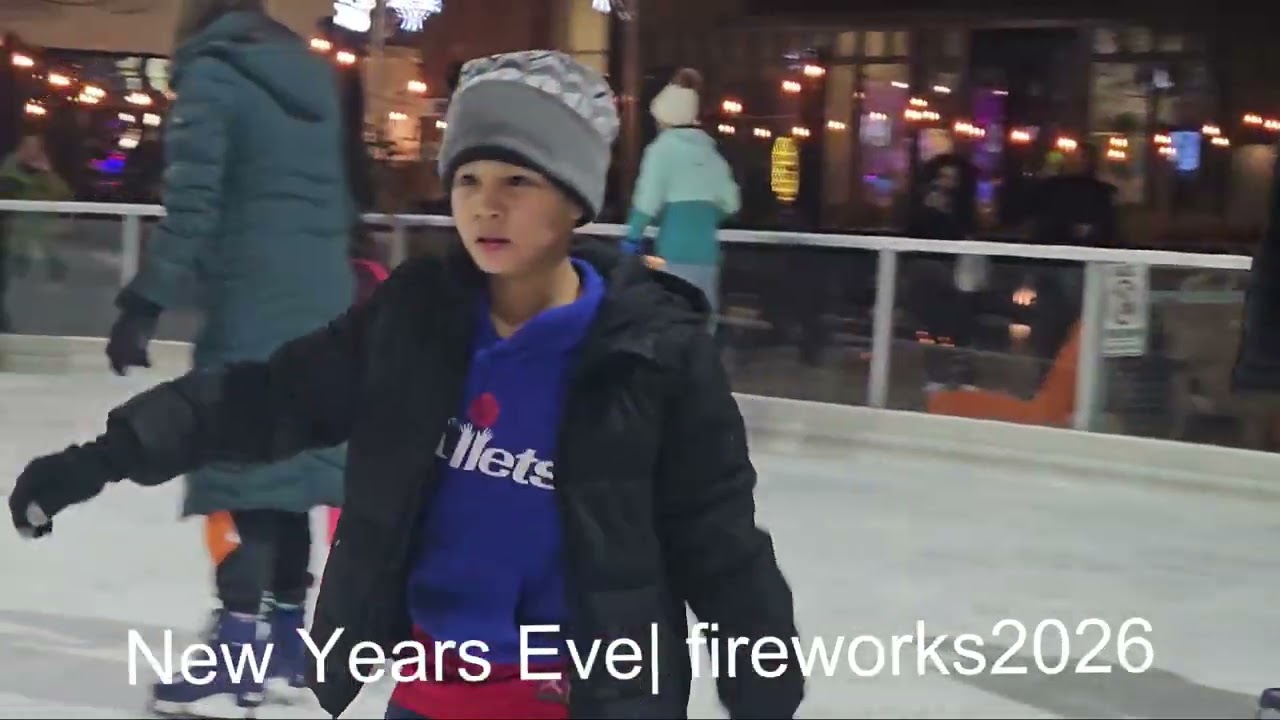 Ice skating, new years eve, fireworks at the wharf VA, welcoming 2026