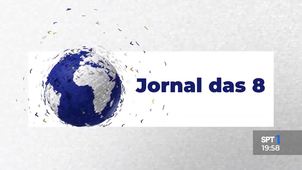 HD | Teste de Grafismo Jornal das 8 & On Air (2023) - SPT1 | TV Fictícia